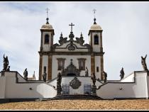 Igreja Bom Jesus do Matozinhos em Congonhas. Uma maravilha, a igreja e os profetas em pedra sabão.